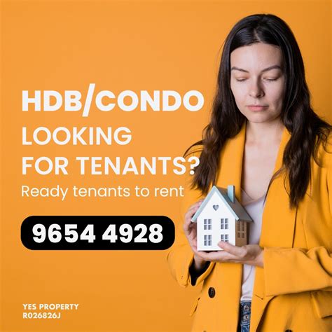 Ready Tenants Seeking CONDO or HDB Whole Unit – Flexible Budget, Long ...