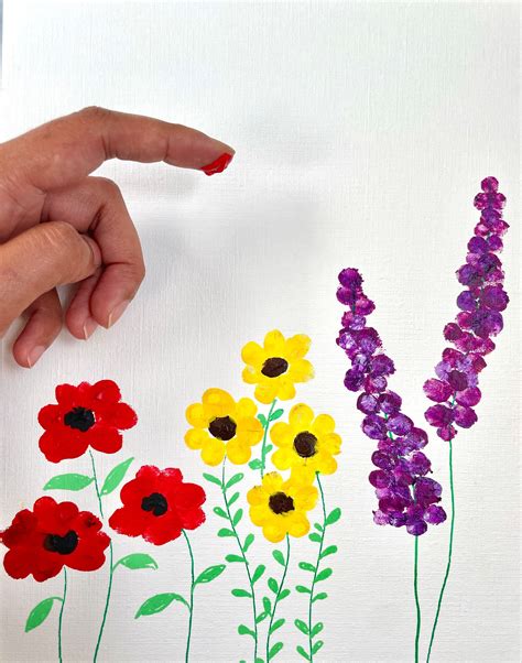 Acrylic Flower Paintings For Beginners