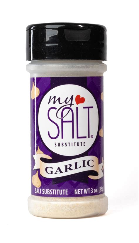 MySALT Garlic Flavored Salt Substitute – My Salt Substitute