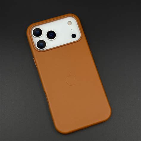 Minimalist Leather Logo Phone Case Cover for iPhone 17 Series | Slim P ...