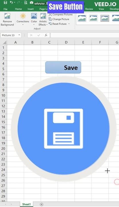 VBA Code for Save Button in Excel 的图像结果