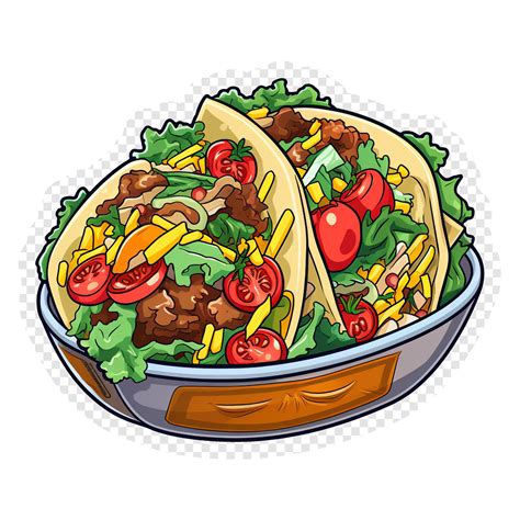 Taco Salad Clip Art