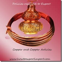 Indian Tariff Code (ITC number) for COPPER and COPPER ARTICLES
