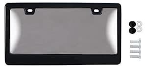 BLVD-LPF OBEY YOUR LUXURY Car License Plates Shield and Black Frame ...