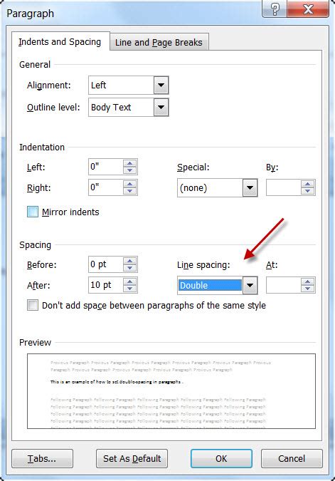 Image result for APA Format Spacing