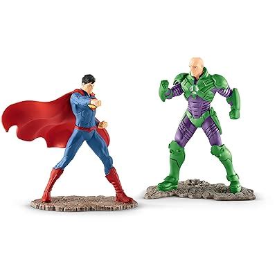 Buy Schleich North America Superman vs Lex Luthor Scenery Pack Toy ...