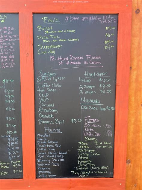 Online Menu of Southern BBQ and Ice Cream Restaurant, Sunbury ...