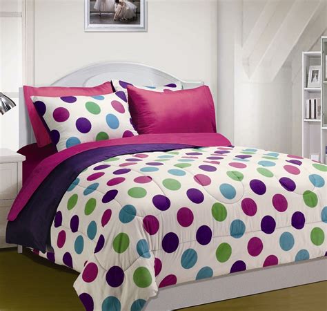 Bedroom Expressions: Polka Dots Comforter Set : BB-ELPODO7F | Polka dot ...
