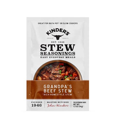 Sunday Pot Roast Stew Seasoning | Slow-Cooked Flavor, Fast | Kinder's