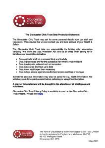 Image result for Data Protection Statement Examples