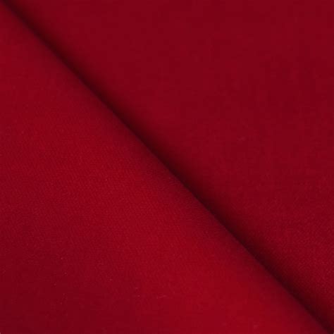 velours de coton | lisse | rouge - A&A Patrons