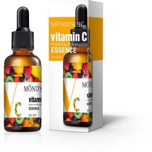 Mond'sub Vitamin C Face Serum with Ascorbic Acid & Hyaluronic Acid for ...
