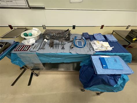 Bladder Sling mayo stand and back table setup – CSTSetup