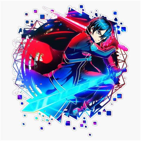Buy Sword Art Online: Kirito Sticker Decal Vinyl Bumper Sticker Decal ...