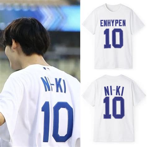 Enhypen NIKI 10 Baseball Shirt, Ni-ki Jersey Number, Enhypen Unisex Tee ...