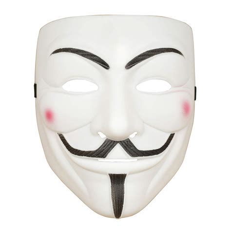 A9TEN 4 Pack Hacker Mask for Kids, Anonymous Mask Halloween Costume ...