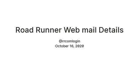 +Road Runner Mail Features 的图像结果