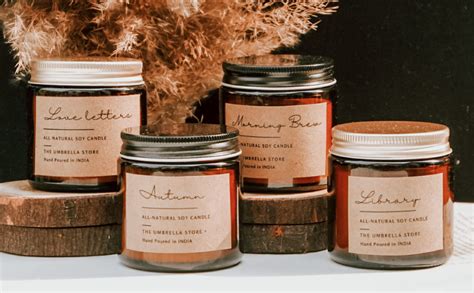 THE UMBRELLA STORE Scented Candle Gift Set | Scented Candles Gift Set ...