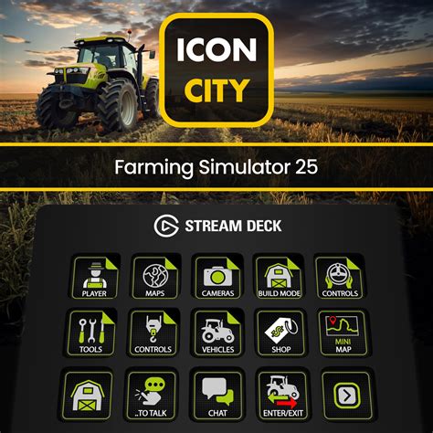 Farming Simulator 25 - 326 Icons and profiles for Elgato Stream Deck ...