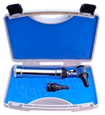 Vaishanav Mini Otoscope Ear Scope - Portable Silver Otoscope with LED ...