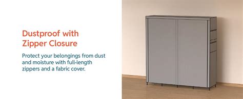 HAUSWAY Foldable Wardrobe for Clothes, Multipurpose Collapsible Fabric ...