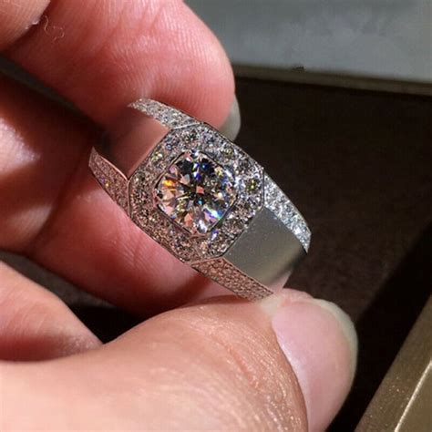 Zales | Jewelry | Mens Diamond Pave Octagon Ring | Poshmark