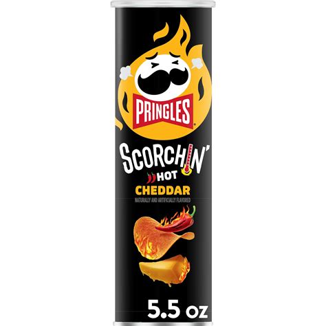 Pringles Scorchin Potato Crisps Chips Spicy Snacks On The Go ...
