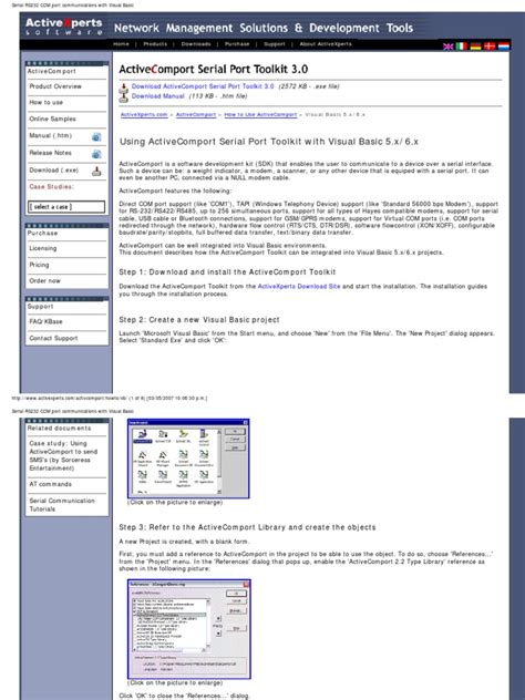 Visual Basic RS232 Example 的图像结果