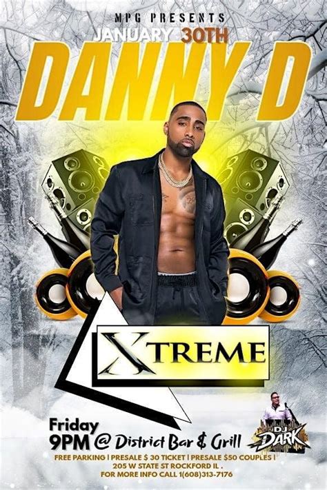 Danny D From Xtreme, District Bar and Grill, Rockford, 30 January 2026 ...