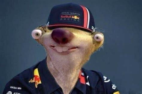 Max Verstappen Sid the sloth | Foto divertenti, Immagini divertenti ...