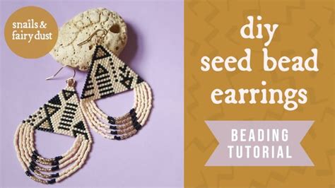 Image result for Seed Bead Earring Projects Tutorial