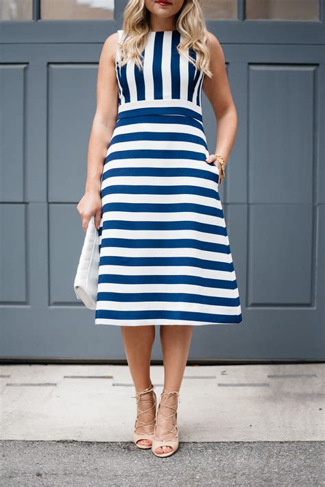 Spring & Summer Staple: The Nautical Striped Dress — bows & sequins