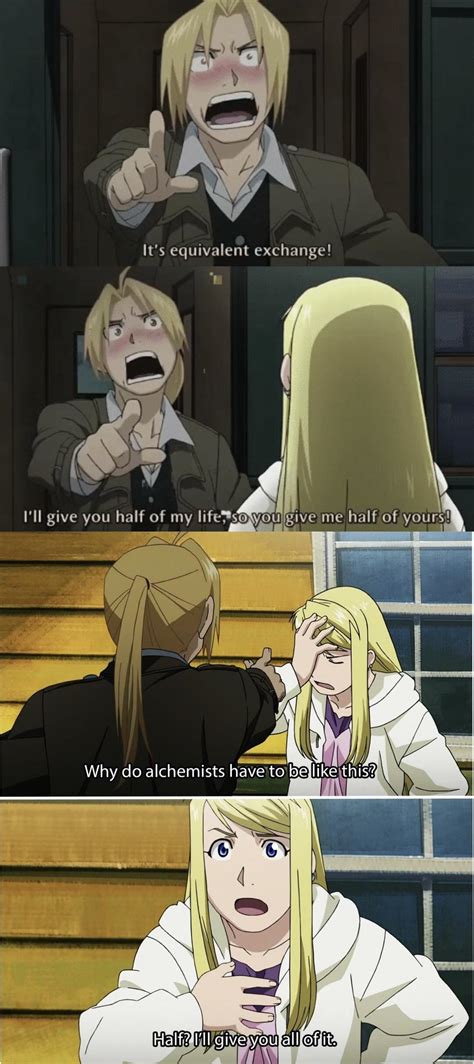The law of equivalent exchange [Fullmetal Alchemist Brotherhood] : r ...