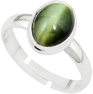 Buy BL Fedput 9.25 Ratti 8.45 Carat Cat's Eye Lehsunia Stone Ring ...