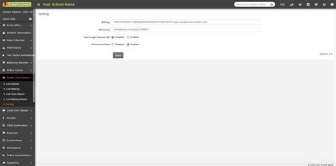 How to get Gmeet API Key and Secret Key? - Smart School : School ...