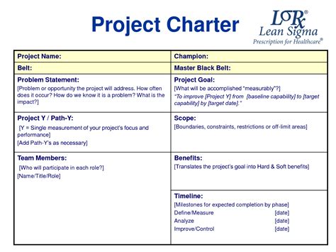 Project Charter Examples 的图像结果