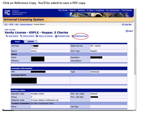 Image result for FCC Ham Radio License Database