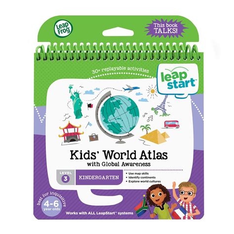 Buy Leapfrog Leap Start Reception Activity Book - Kids' World Atlas and ...