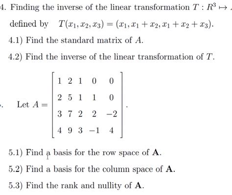 Image result for Inverse Linear Transformation