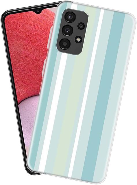 VSHOP Liquid Silicone Samsung Galaxy A13 4G Back Cover Case| Microfiber ...