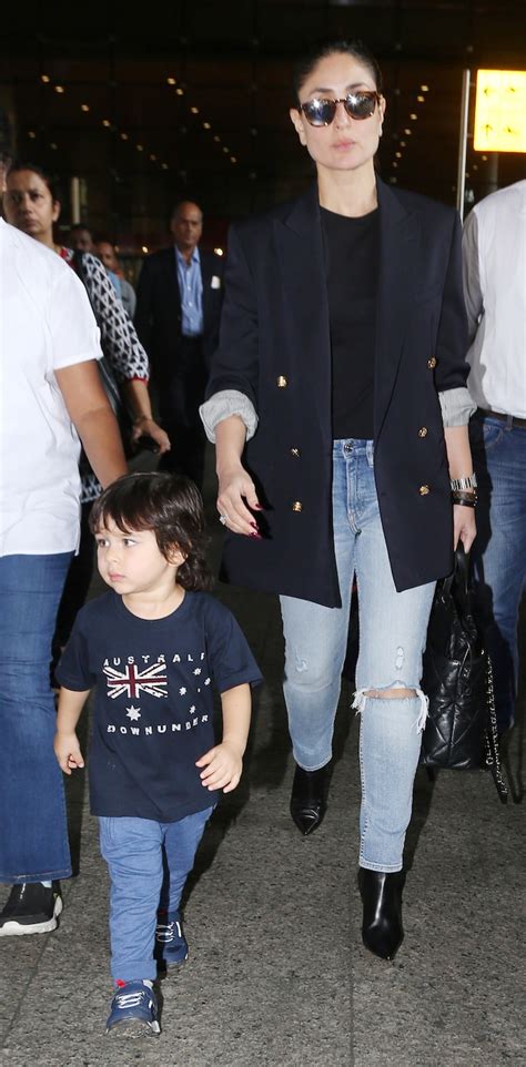 Kareena Kapoor Khan spotted with Taimur at airport wearing INR 70 ...