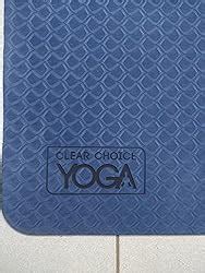 Clear Choice Yoga Mat for Women and Men with Carry Bag and Strap, TPE ...