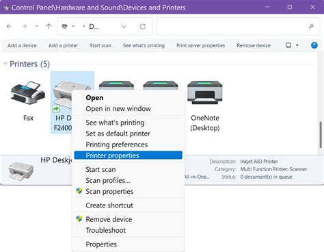 Device and Printer Panel 的图像结果
