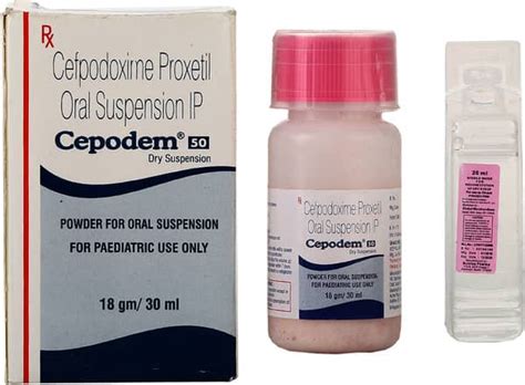 Cepodem 50 MG/5ML Suspension (30): Uses, Side Effects, Price & Dosage ...