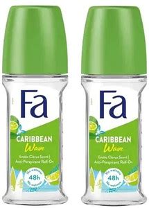 FA Carrebean Wave Deodorant Roll-on - For Men & Women - Price in India ...