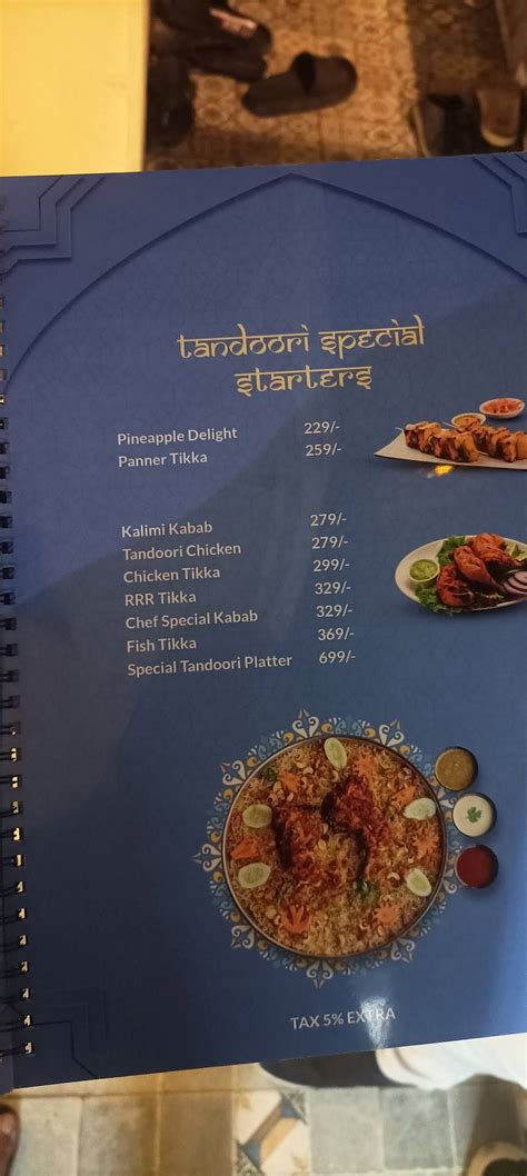 Menu at Barkas Arabian kitchens, Kakinada