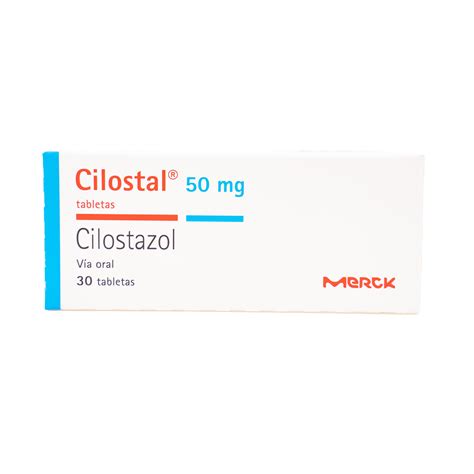 Cilostal Cilostazol 50 Mg Caja X 30 Tabletas Merck