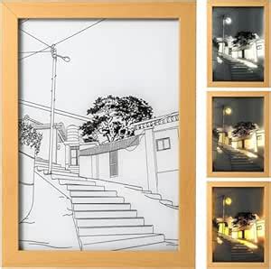 Buy EITHEO 3D LED Painting Photo Frame Luminous Reflecting Light for ...