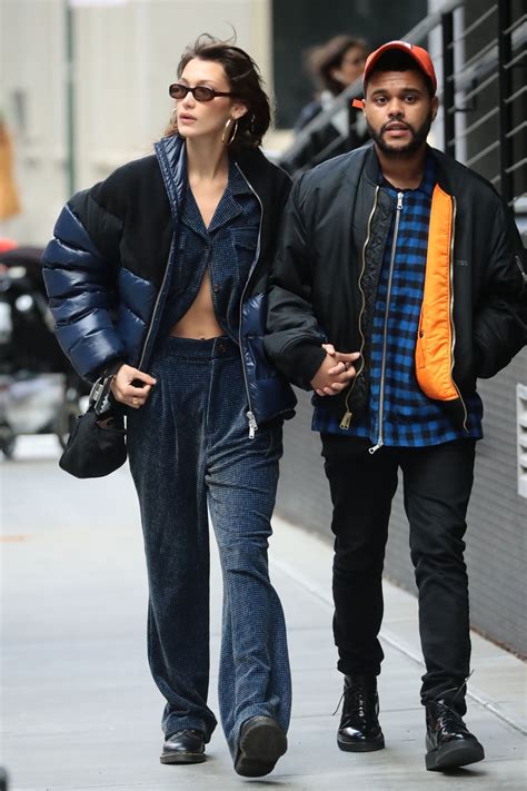 BELLA HADID and The Weeknd Out in New York 10/29/2018 – HawtCelebs