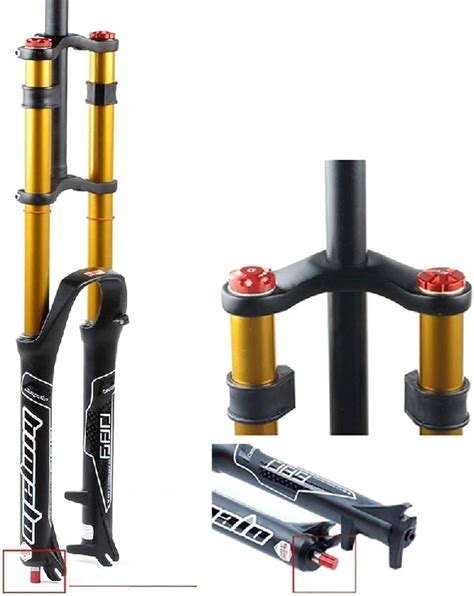Buy GXFWJD Bike Downhill Suspension Fork 26 27.5 29 Inch Straight 680DH ...